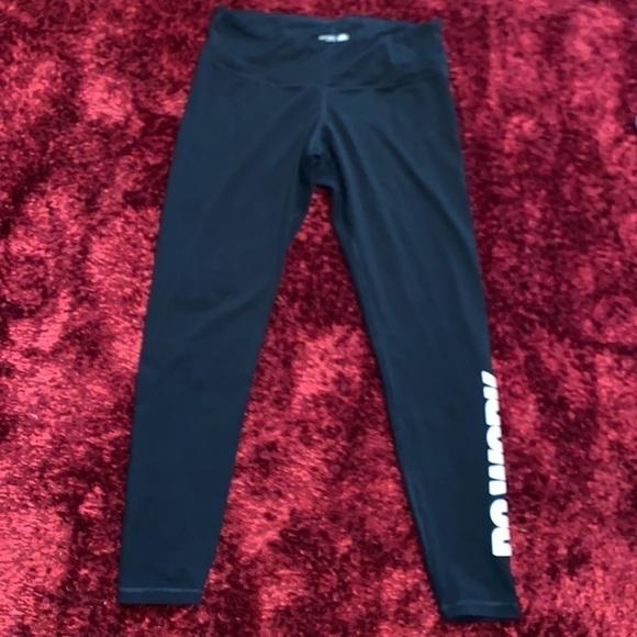 Old Navy black active wear yoga pants Sz L - Picture 4 of 11